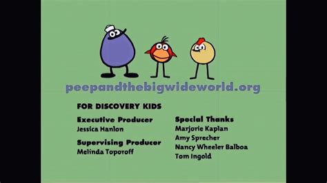 peep and the big wide world credits|peep title cards.